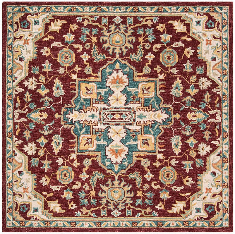 Safavieh Aspen Apn507A Red / Blue Rugs.