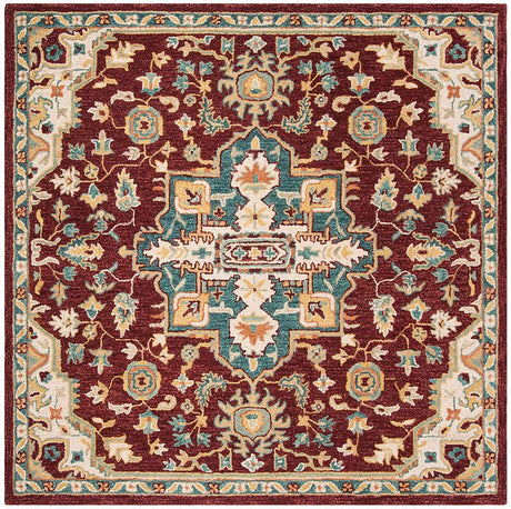 Safavieh Aspen Apn507A Red / Blue Rugs.