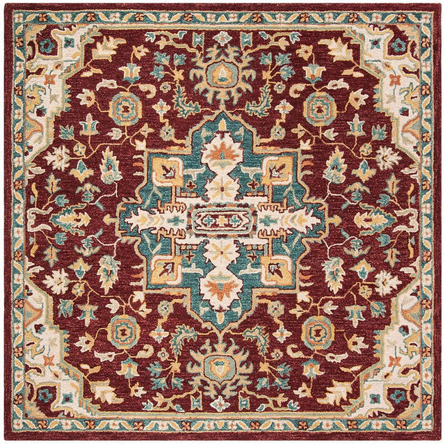 Safavieh Aspen Apn507A Red / Blue Rugs.
