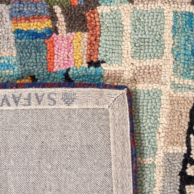 Safavieh Aspen Apn517A Ivory/Black Rug.