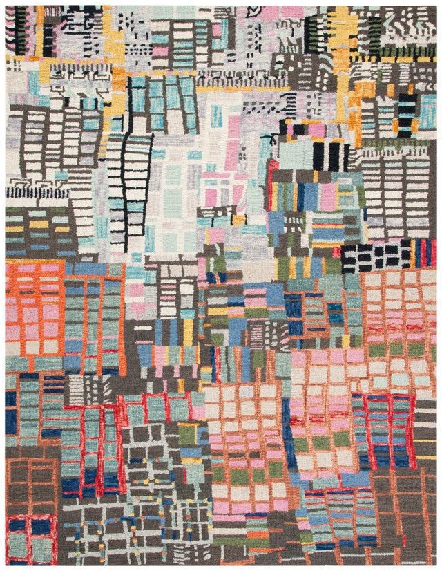 Safavieh Aspen Apn517A Ivory/Black Rug.