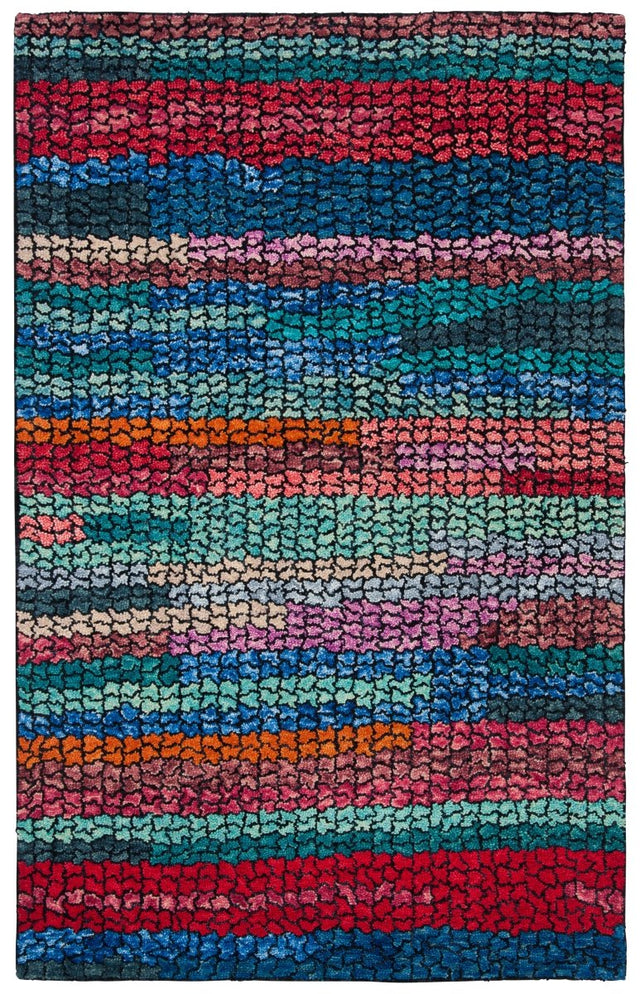 Safavieh Aspen Apn519N Navy/Red Rug.