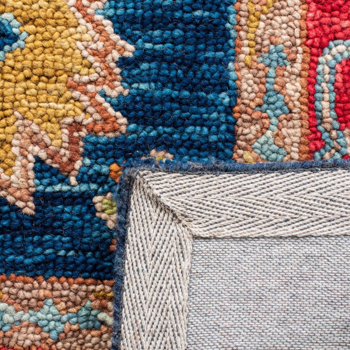Safavieh Aspen Apn523Q Red/Blue Rug.