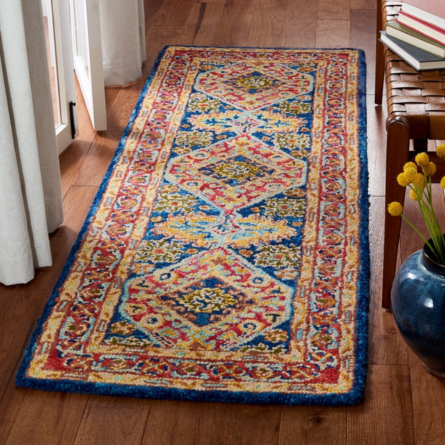 Safavieh Aspen Apn523Q Red/Blue Rug.