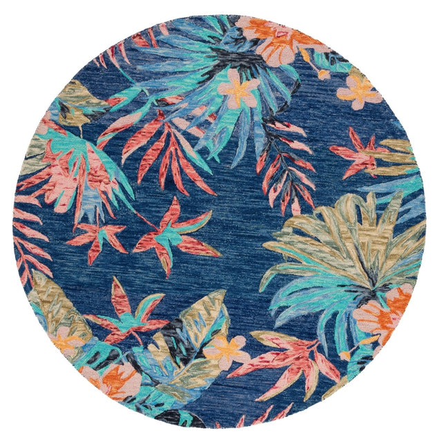 Safavieh Aspen Apn524N Blue/Pink Rug.