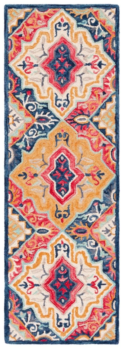 Safavieh Aspen Apn526M Blue/Rust Rugs.