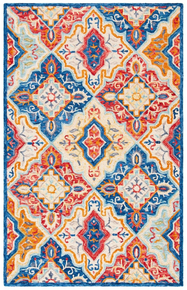 Safavieh Aspen Apn526M Blue/Rust Rugs.