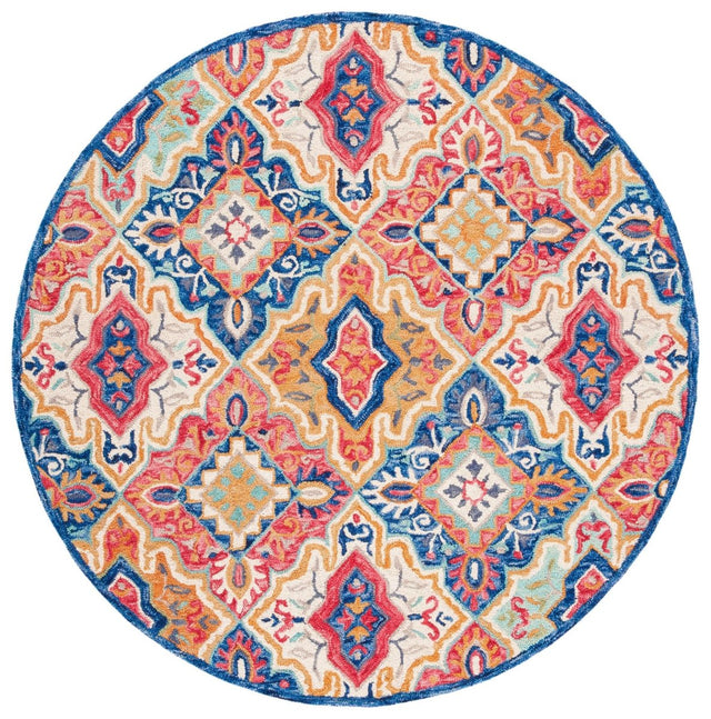 Safavieh Aspen Apn526M Blue/Rust Rugs.
