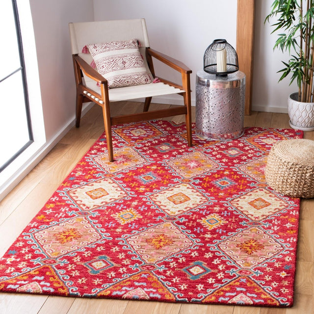 Safavieh Aspen Apn529Q Red/Gold Rugs.