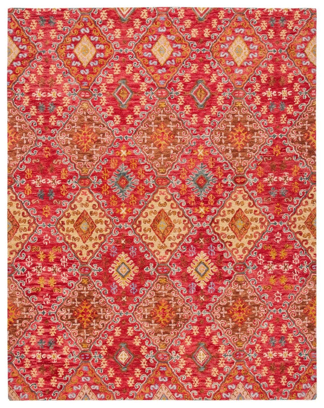 Safavieh Aspen Apn529Q Red/Gold Rugs.