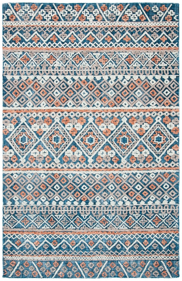 Safavieh Aspen Apn530M Blue/Orange Rugs.