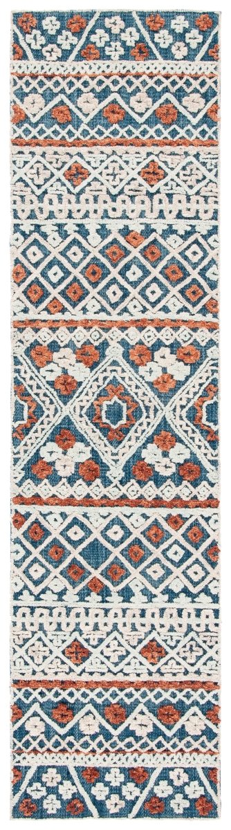 Safavieh Aspen Apn530M Blue/Orange Rugs.