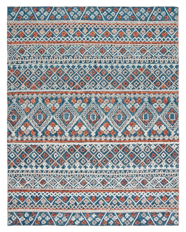 Safavieh Aspen Apn530M Blue/Orange Rugs.