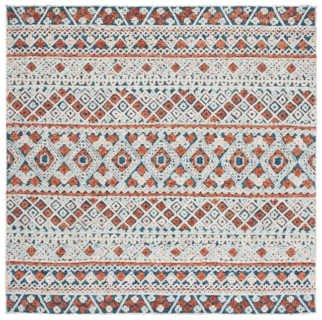 Safavieh Aspen Apn530M Blue/Orange Rugs.