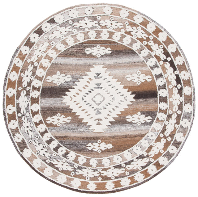 Safavieh Aspen Apn550A Ivory/Light Brown Rugs - Safavieh - apn550a - 7r