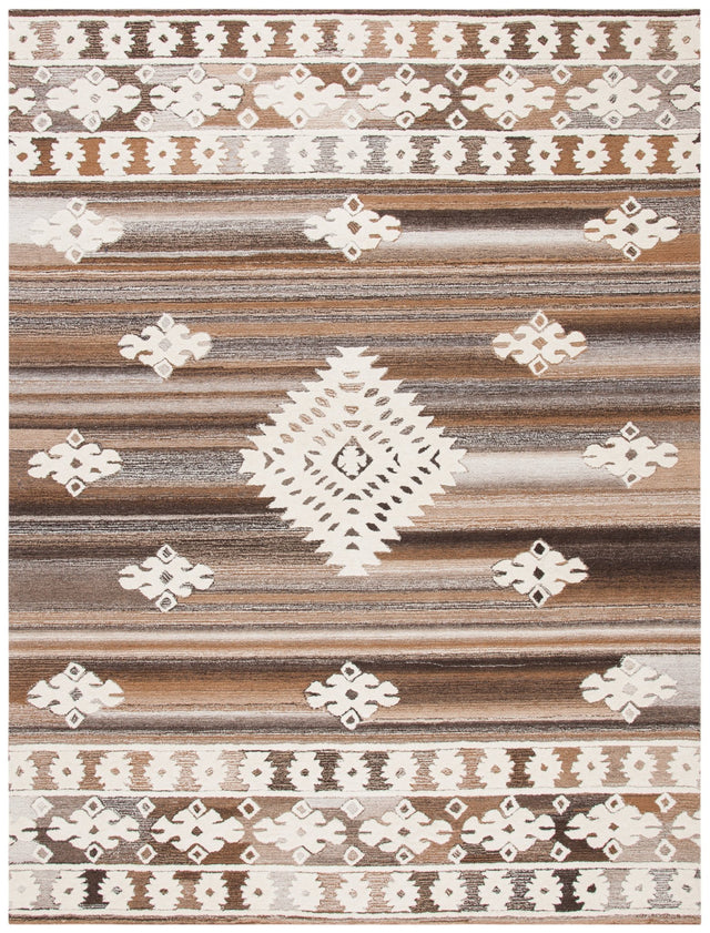 Safavieh Aspen Apn550A Ivory/Light Brown Rugs - Safavieh - apn550a - 7r