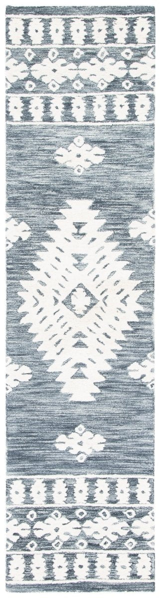 Safavieh Aspen Apn550F Dark Grey/Ivory Rugs.