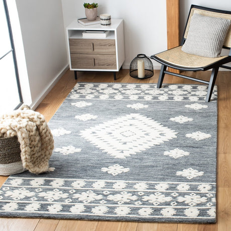 Safavieh Aspen Apn550F Dark Grey/Ivory Rugs.