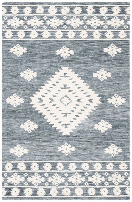 Safavieh Aspen Apn550F Dark Grey/Ivory Rugs.