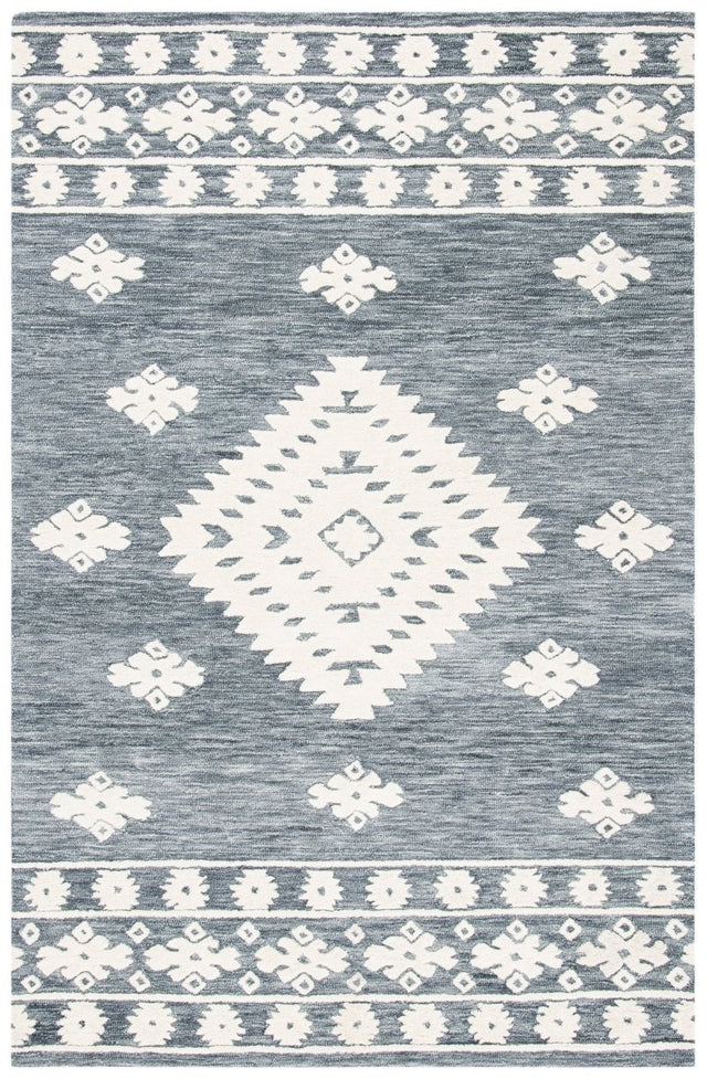 Safavieh Aspen Apn550F Dark Grey/Ivory Rugs.