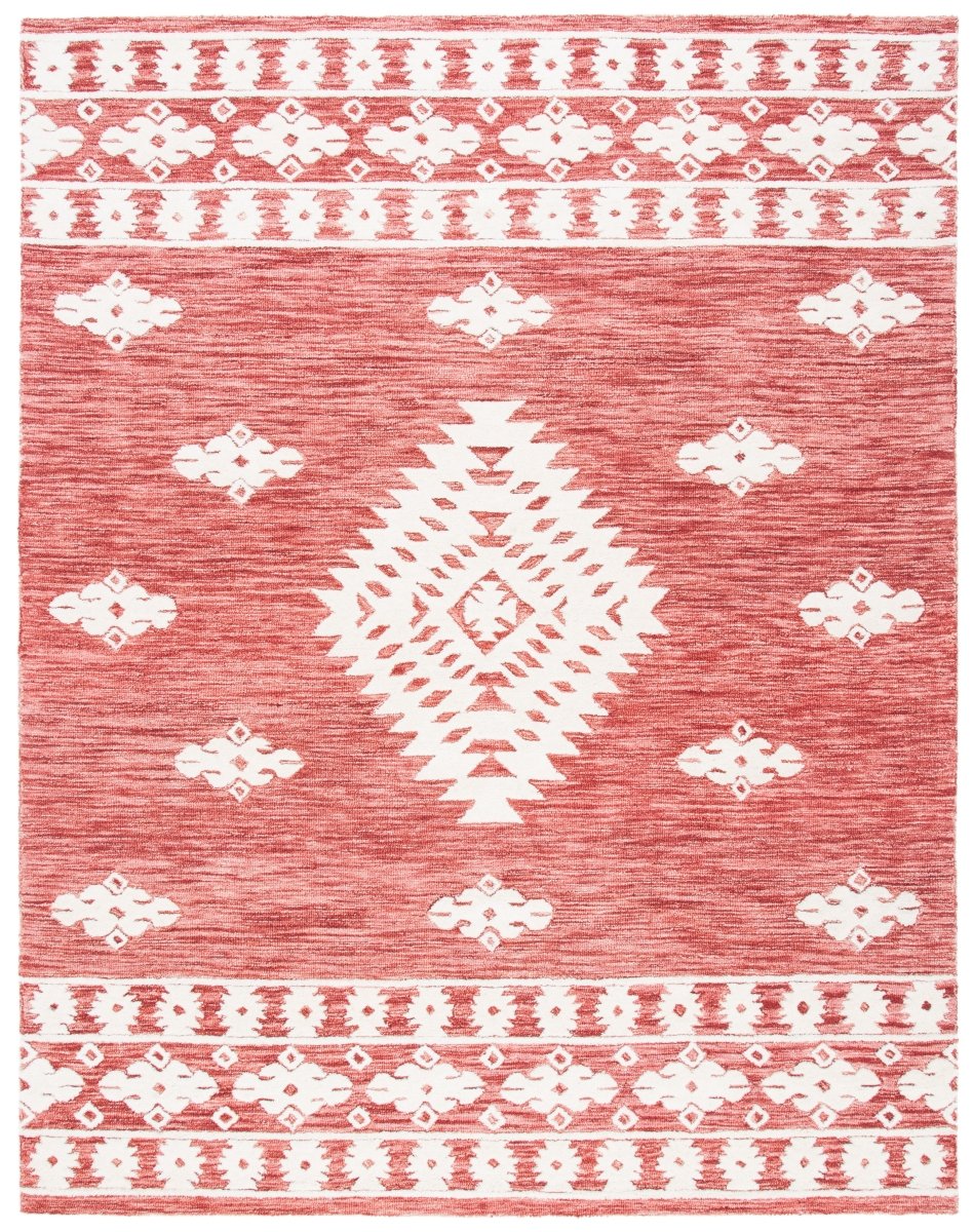 Safavieh Aspen Apn550P Rust/Ivory Rugs.