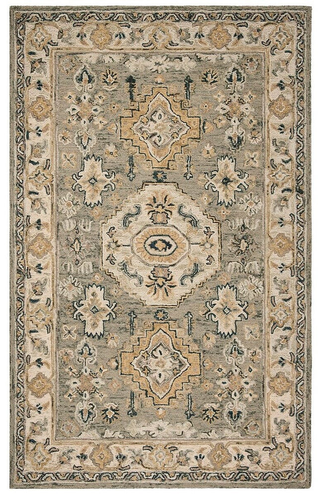 Safavieh Aspen Apn601W Moss / Ivory Rugs.