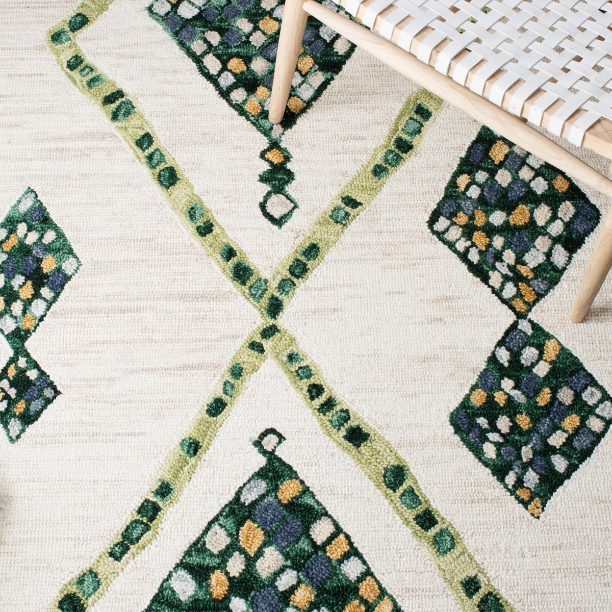 Safavieh Aspen Apn702Y Green/Ivory Rugs.