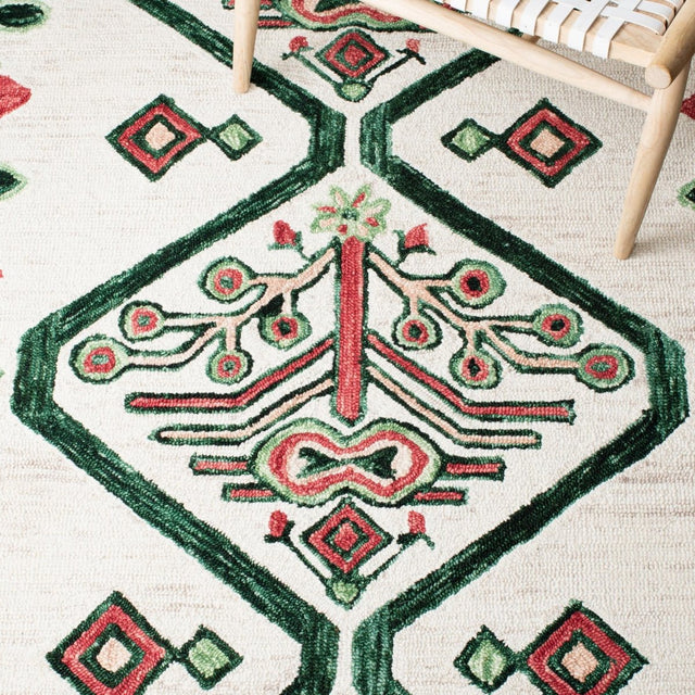 Safavieh Aspen Apn703B Ivory/Green Rugs.