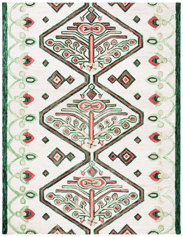 Safavieh Aspen Apn703B Ivory/Green Rugs.