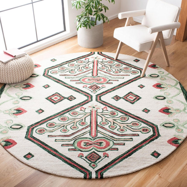 Safavieh Aspen Apn703B Ivory/Green Rugs.