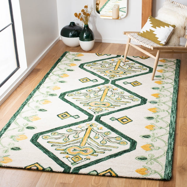 Safavieh Aspen Apn703C Ivory/Yellow Rugs.