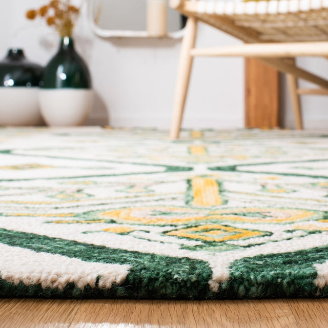 Safavieh Aspen Apn703C Ivory/Yellow Rugs.