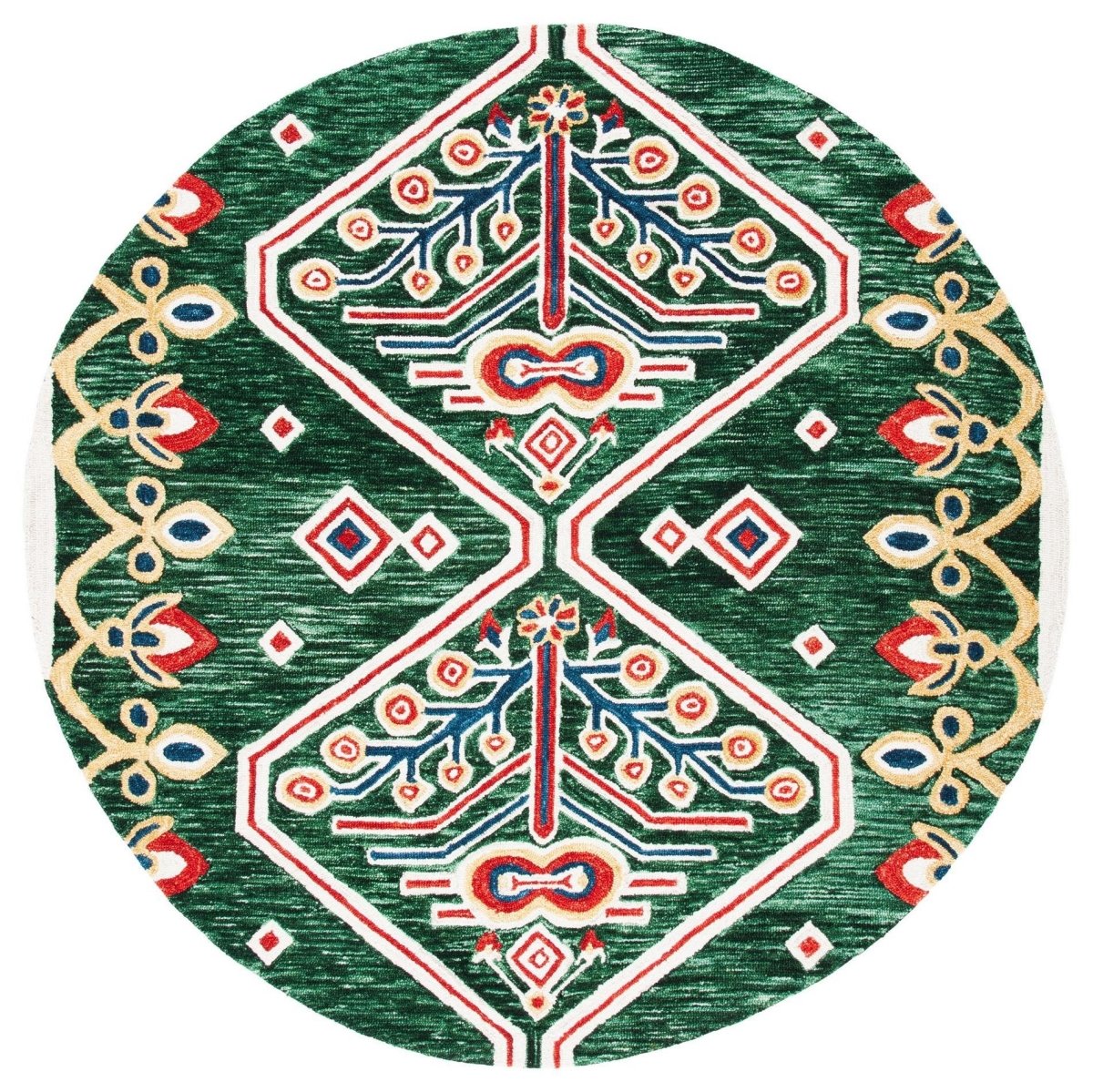 Safavieh Aspen Apn703Y Green/Ivory Rugs.