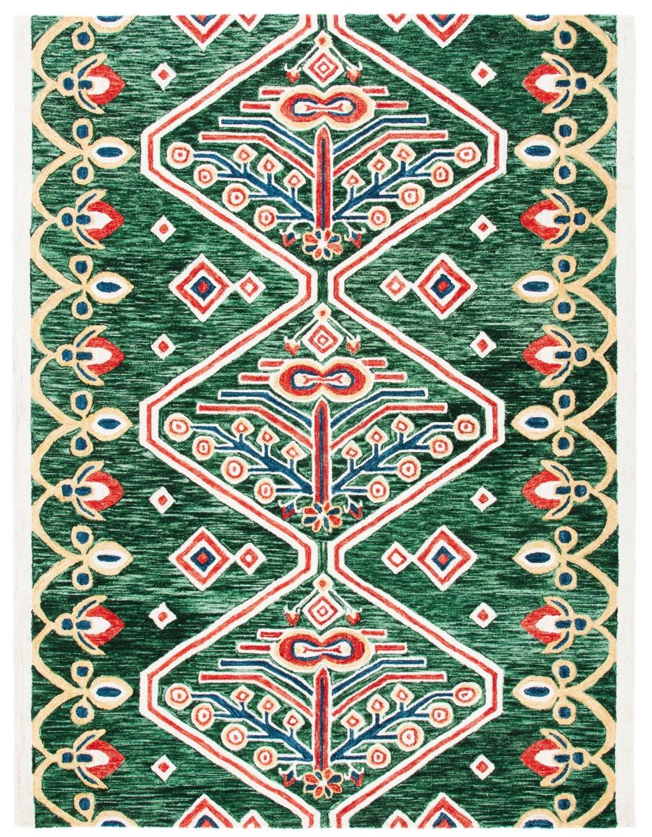 Safavieh Aspen Apn703Y Green/Ivory Rugs.