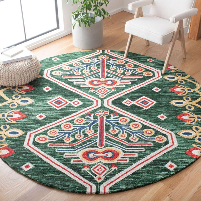 Safavieh Aspen Apn703Y Green/Ivory Rugs.