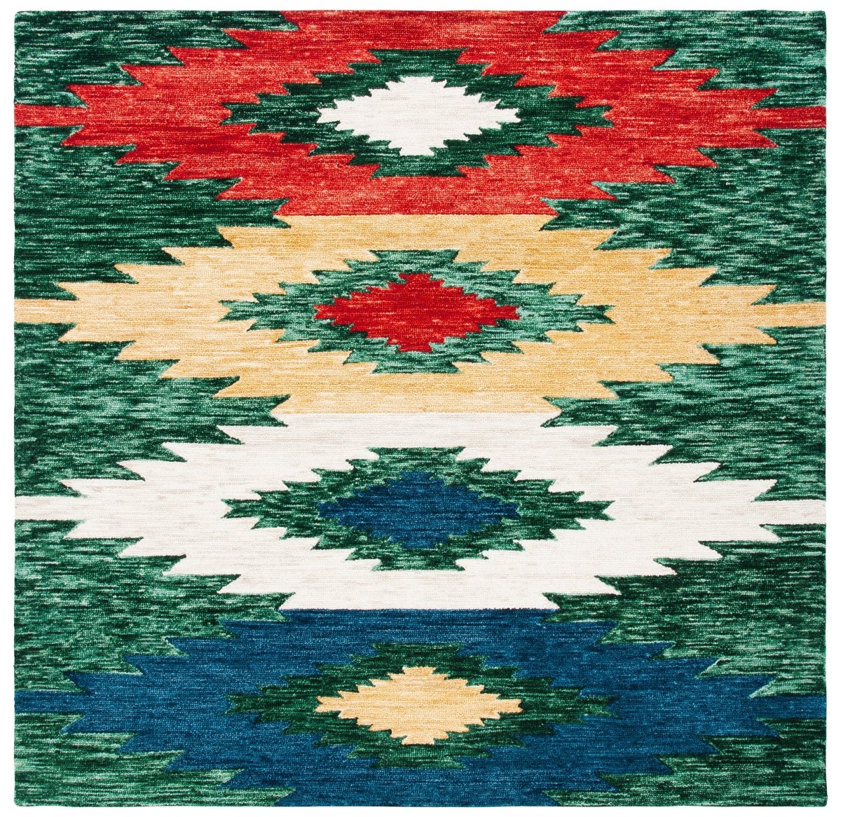 Safavieh Aspen Apn704Y Green/Red Rugs.