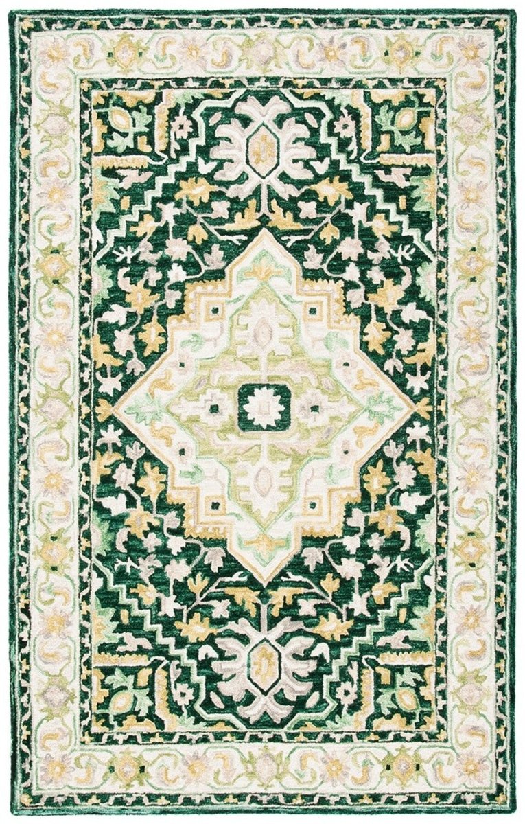 Safavieh Aspen Apn705Y Green/Ivory Rugs.