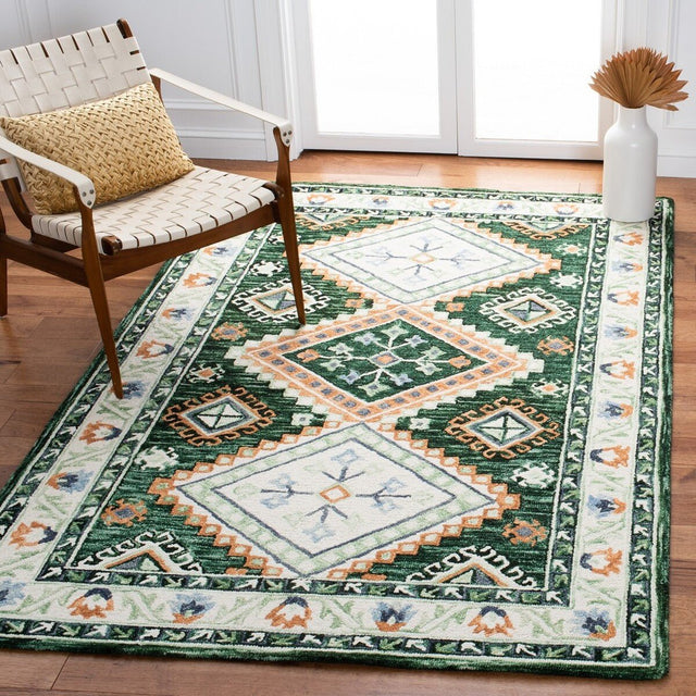 Safavieh Aspen Apn706Y Green/Ivory Rugs.