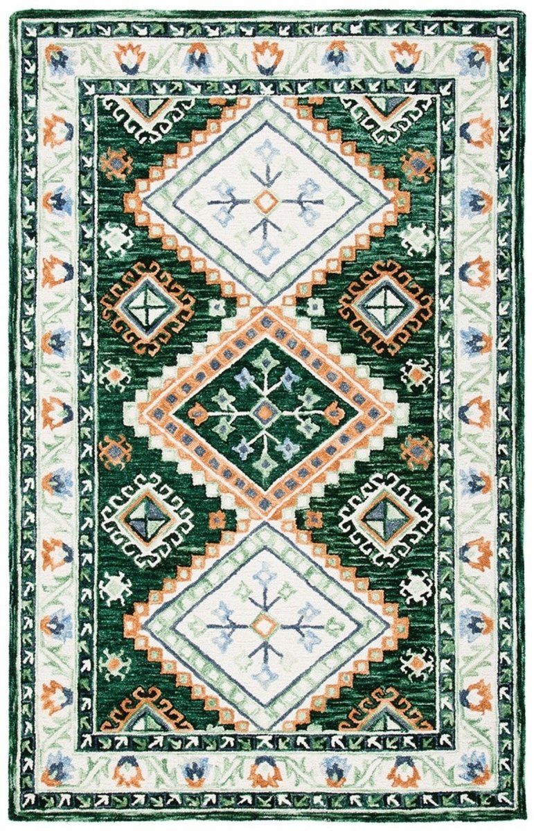 Safavieh Aspen Apn706Y Green/Ivory Rugs.
