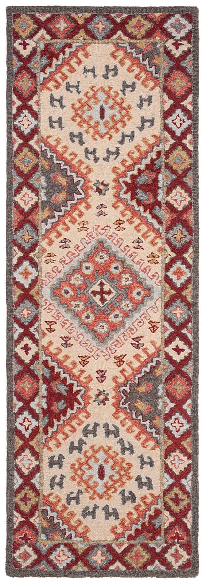 Safavieh Aspen Apn801Q Red/Ivory Rug.