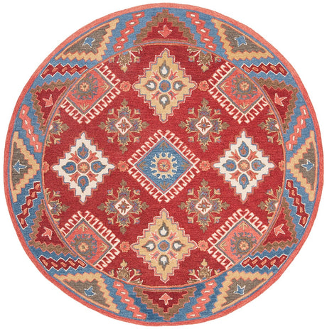 Safavieh Aspen Apn803Q Red/Blue Rug.