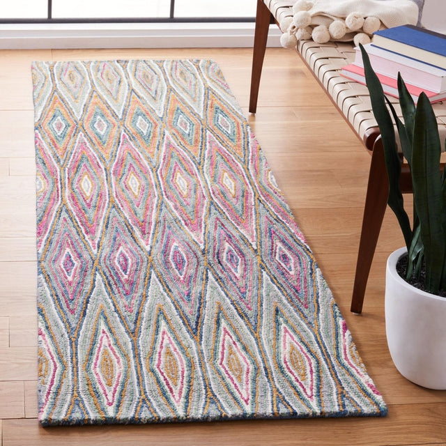 Safavieh Aspen Apn805M Blue/Pink Rugs.