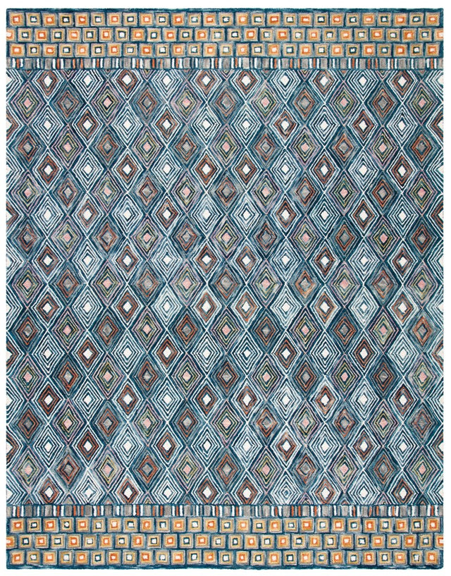 Safavieh Aspen Apn810M Blue/Gold Rug.