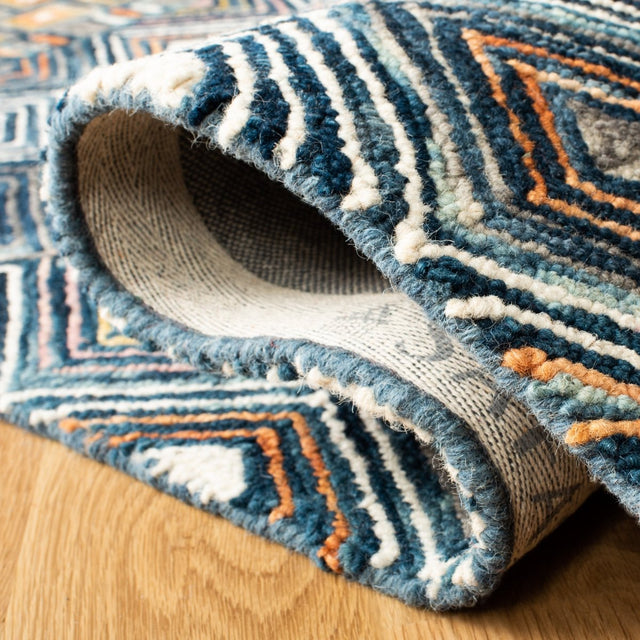 Safavieh Aspen Apn810M Blue/Gold Rug.