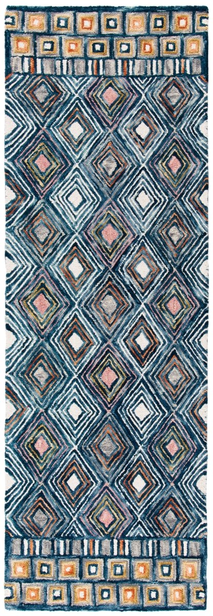 Safavieh Aspen Apn810M Blue/Gold Rug.