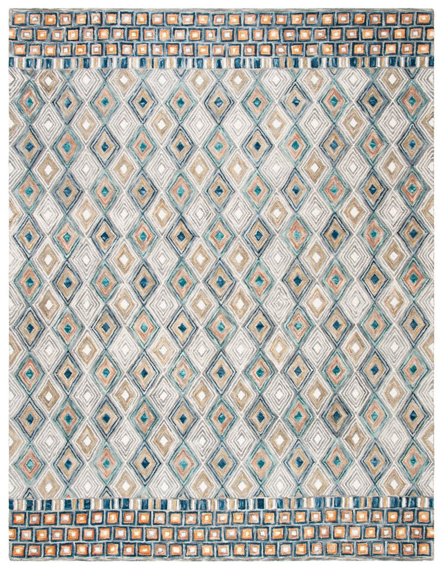 Safavieh Aspen Apn810Y Green/Gold Rug.