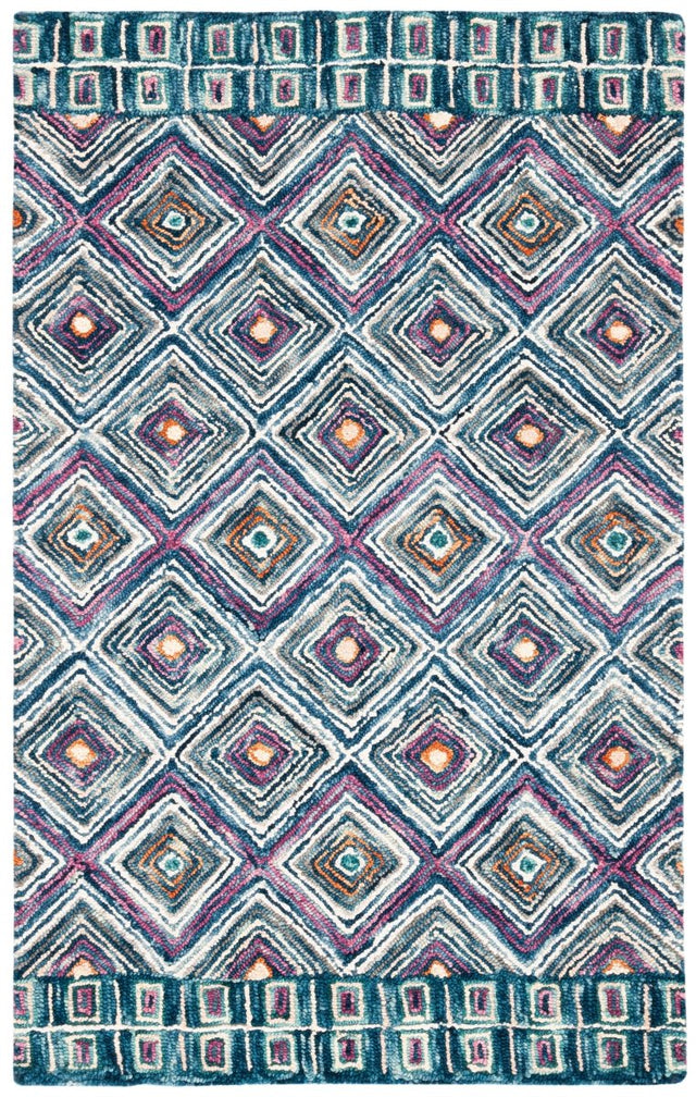 Safavieh Aspen Apn812M Blue/Red Rug.
