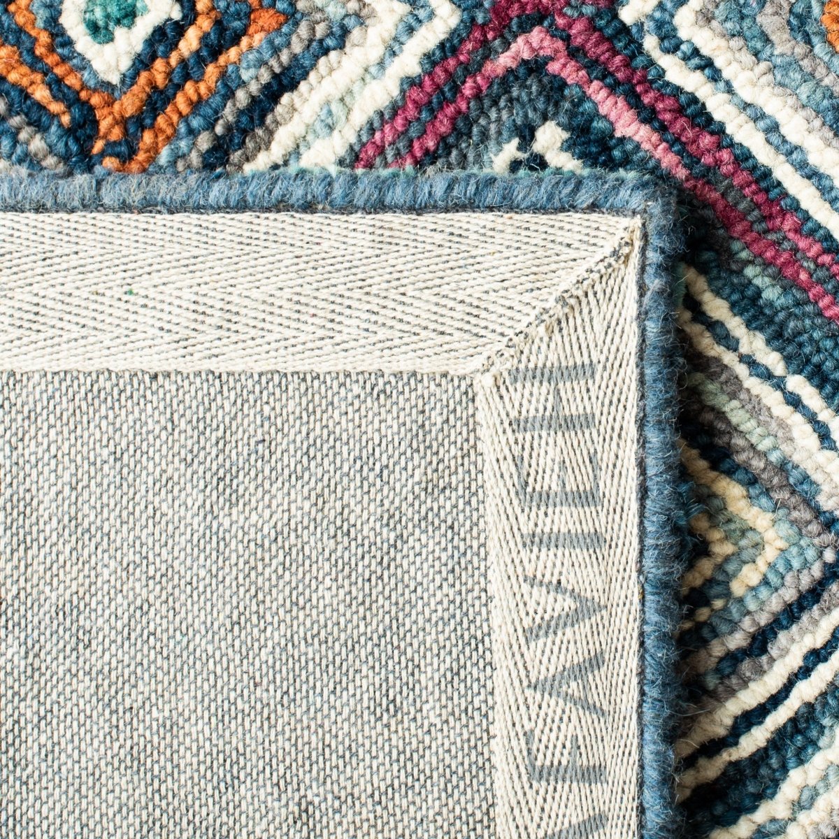 Safavieh Aspen Apn812M Blue/Red Rug.