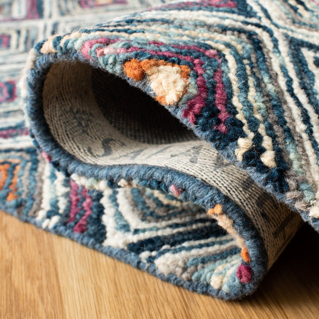 Safavieh Aspen Apn812M Blue/Red Rug.