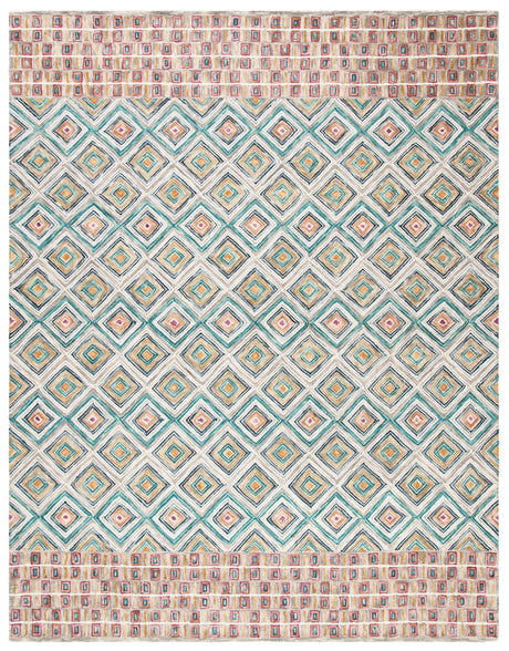 Safavieh Aspen Apn812Y Green/Red Rug.